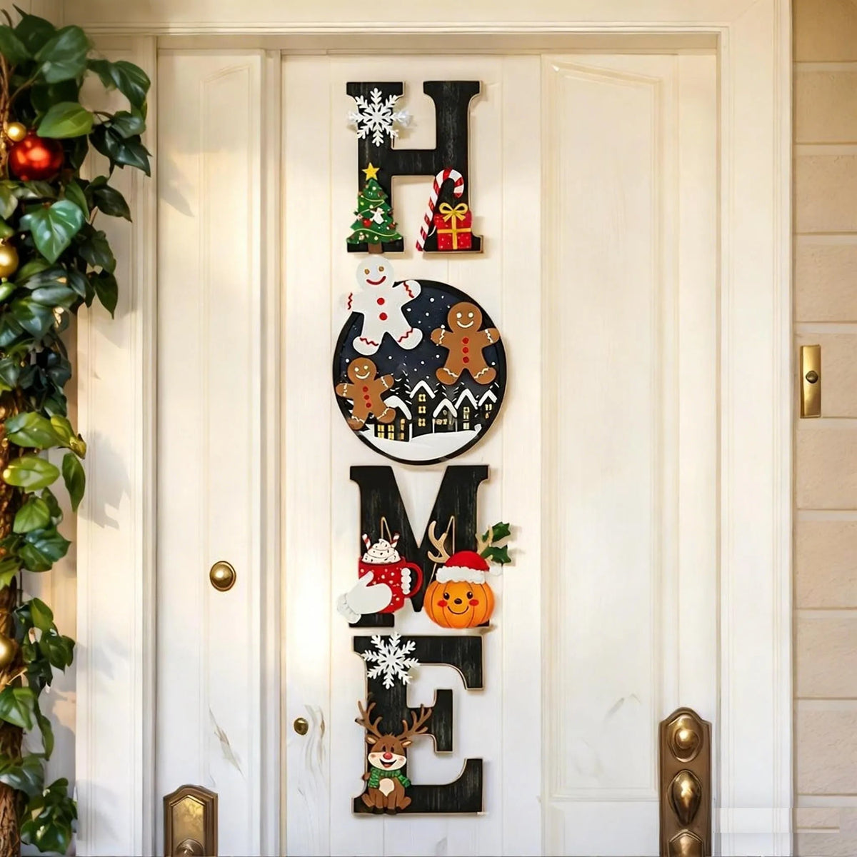 Heritage Holiday HOME Sign