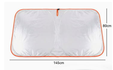 🔥HOT SALE🔥🎉2026 New Portable Heat-Insulating Vehicle Sunshade, Upgraded Thickened Front Window Sun Shade☀️🚗