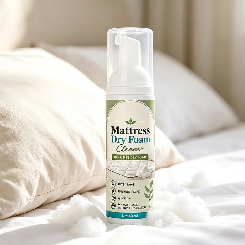 📍 No-Rinse Mattress Dry Foam Cleaner