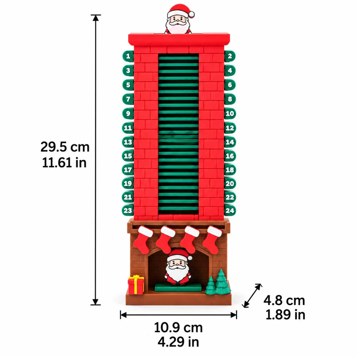 🎅Santa Chimney Christmas Countdown Advent Calendar – Interactive 24-Day Holiday Decor & Family Tradition