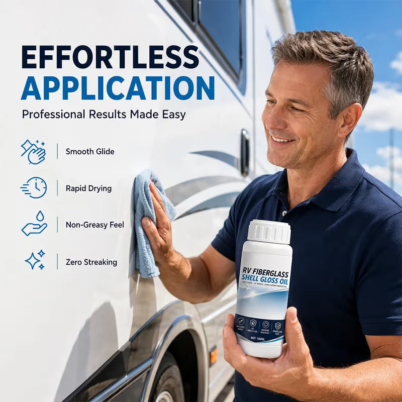RV Fiberglass Gloss Oil Shine Restorer