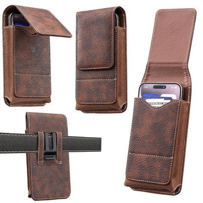 ⚡Grande Sconto | Marsupio da Cintura per Cellulare 📱 Fondina in Pelle Multitasche con Portacarte