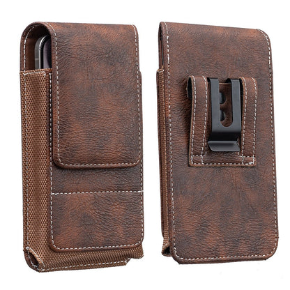 ⚡Grande Sconto | Marsupio da Cintura per Cellulare 📱 Fondina in Pelle Multitasche con Portacarte