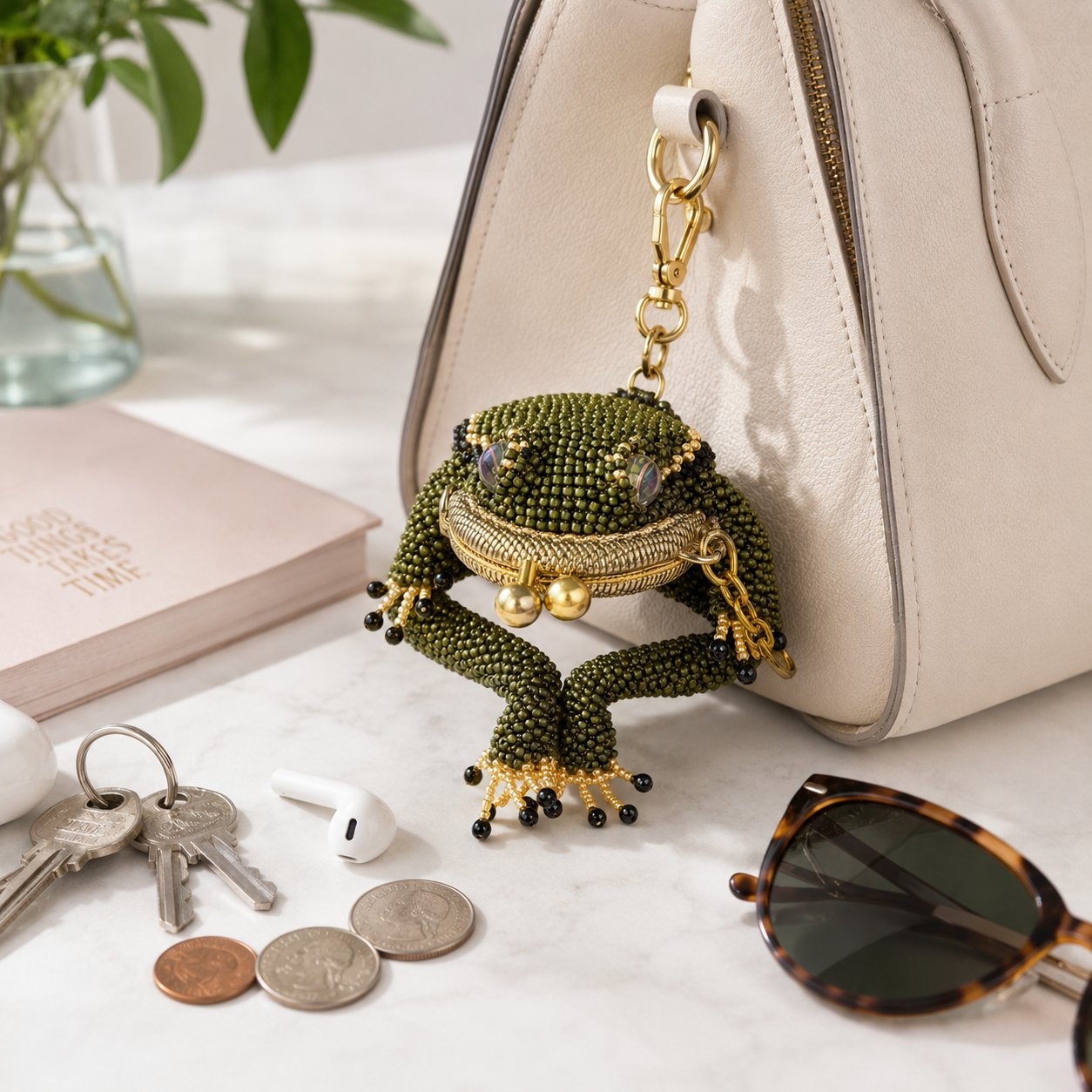 Charmantes Froschmünzportemonnaie