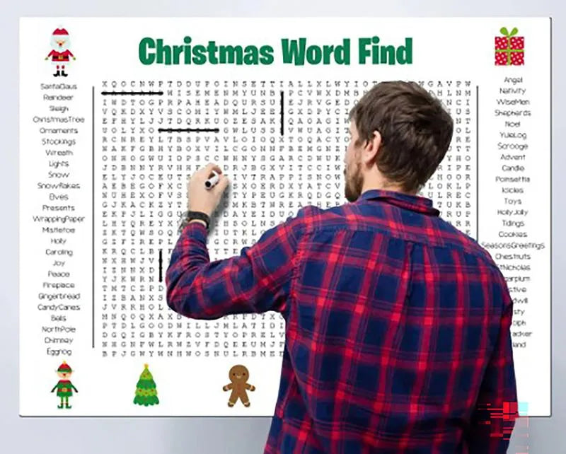 🎉 Jumbo Thanksgiving Word Search Poster(🎉Giant 36"x24" Wall Game)