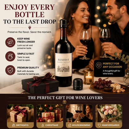 BUY 1 GET 1 FREE🍷 Premium Vacuum Wine Stopper – Keep Wine Fresh Longer with Airtight Seal