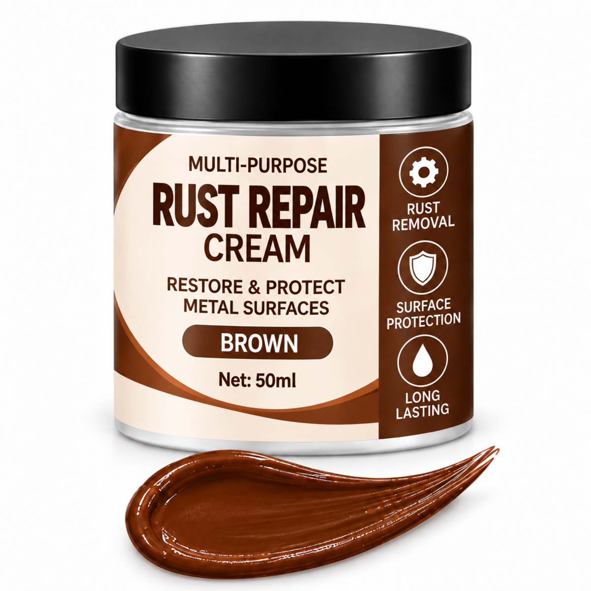 Multi-Purpose Rust Repair Cream for Cars & Household Metal