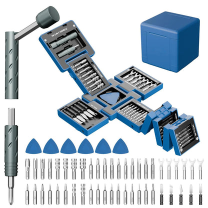 🔥HOT SALE🔥3.15" Compact Transformable Precision Tool Kit – 2-in-1 Torque Handle & Modular Electronics Repair Set