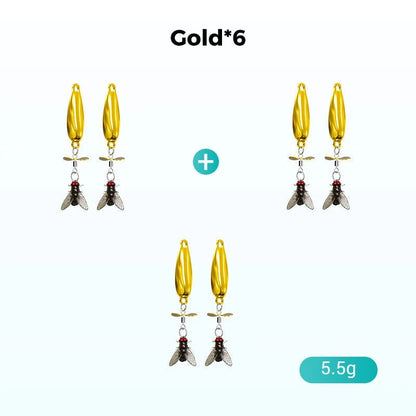 Metal propeller fishing lure for catching fish✨