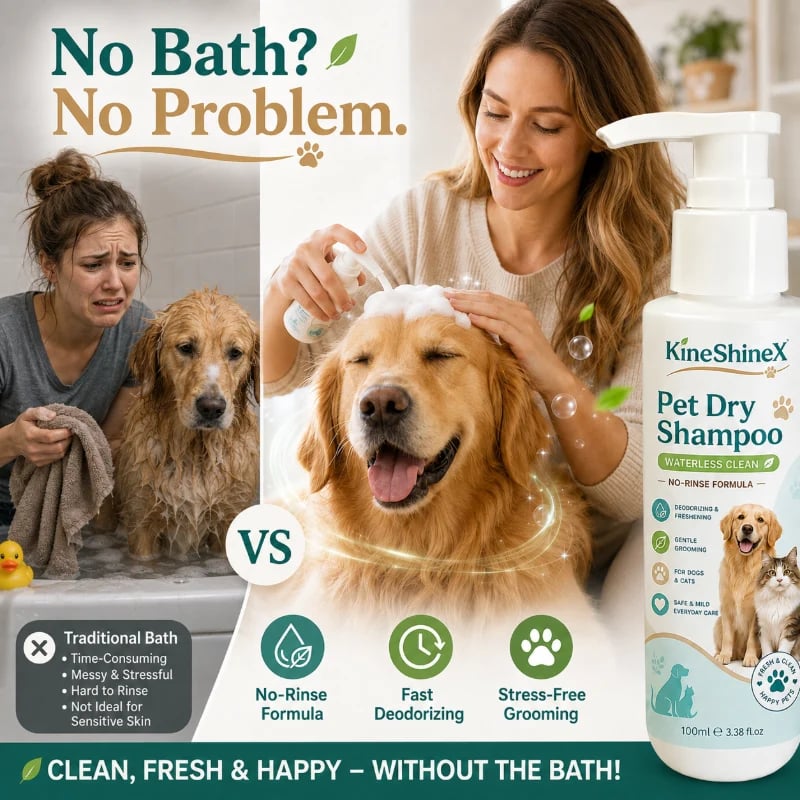 🎉Rinse-Free Pet Shampoo Mousse