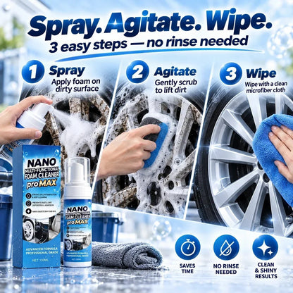 🎉 Nano Multi-Functional Foam Cleaner for Cars & Home