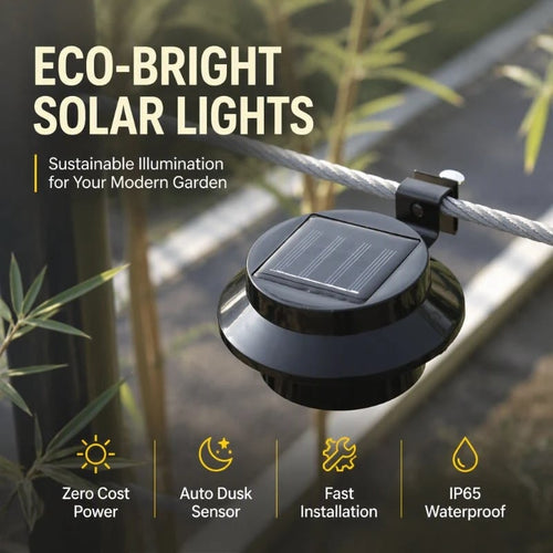 💯☀️💡  Light Up Gutters, Fences & Garden Walls — Solar-Powered Outdoor LEDs With No Mains Wiring Needed 🏡✨