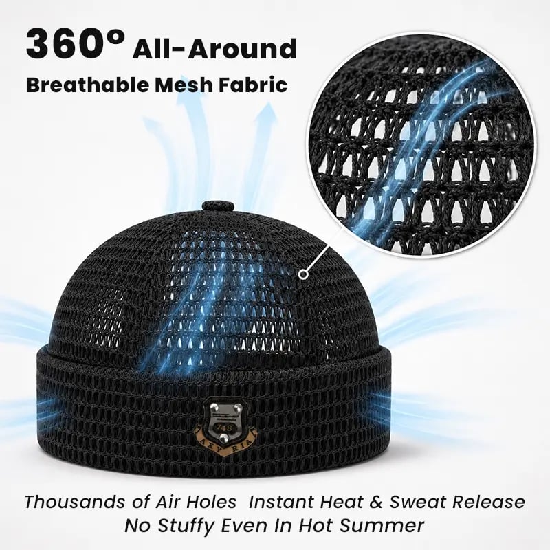 🔥HOT SALE🔥Men's 3-Pack Feather-Soft Blended Yarns Mesh Netting Beanies