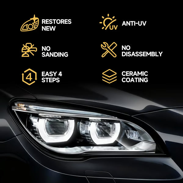 🥳HOT SALE🥳💞50K+ SOLD! Toretark Car Headlight Restoration Kit