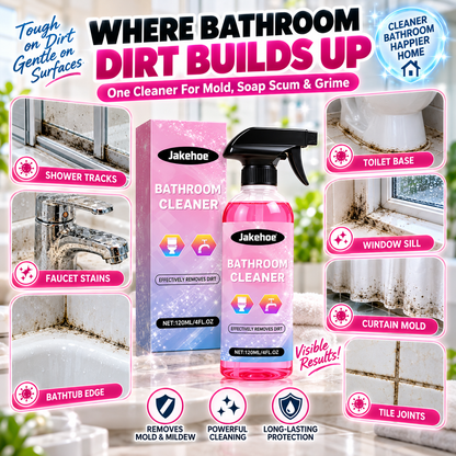 ❄️Summerfresh 50% OFF!✨Bathroom Limescale & Mould Stain Cleaner – Multi-Surface Spray