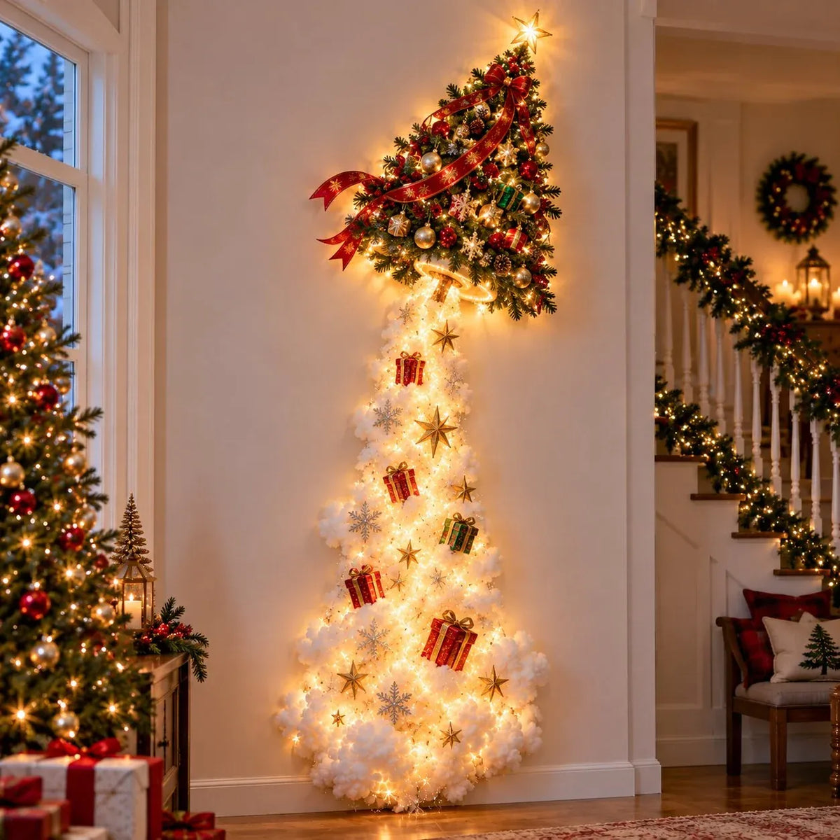 🔥🎁Christmas Magic Trail Wall Light - A Little Christmas Magic, Right on Your Wall