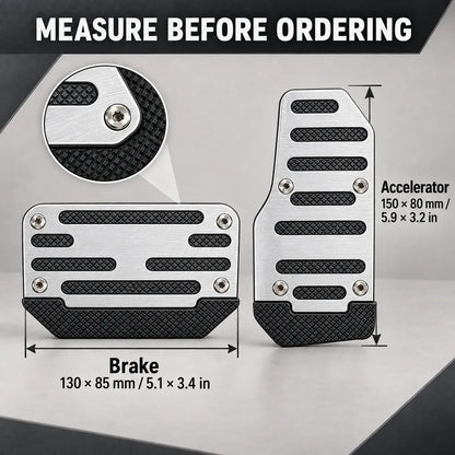 2PCS NonSlip Universal Automatic Foot Brake Gas Cover Pad Pedal Accessories Car