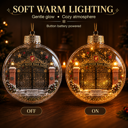 🎄 Light-Up Football Heritage Diorama Ornament