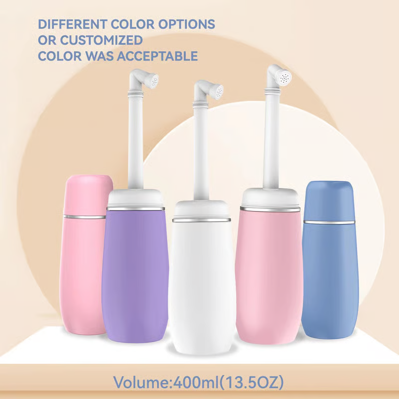 💧Bidet Portatile 🧼– 🕌Perfetto per Wudu & Igiene Quotidiana, 400 ml, Anti-perdita