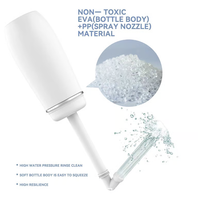 💧Bidet Portatile 🧼– 🕌Perfetto per Wudu & Igiene Quotidiana, 400 ml, Anti-perdita