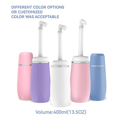 💧Bidet Portatile 🧼– 🕌Perfetto per Wudu & Igiene Quotidiana, 400 ml, Anti-perdita
