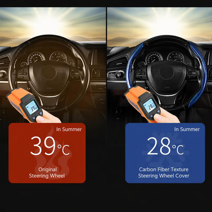 Protezione Antiscivolo per Volante Auto a Mezza Copertura | Installazione Facile ad Incastro