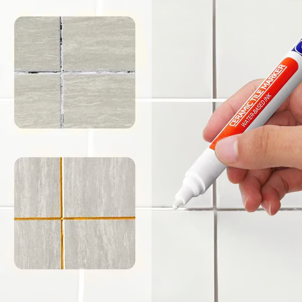 🔥 Buy one Get one Free Anti-mould and waterproof joint pen for ceramic tiles