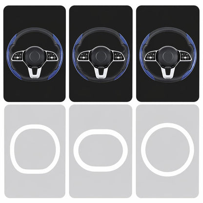 Protezione Antiscivolo per Volante Auto a Mezza Copertura | Installazione Facile ad Incastro