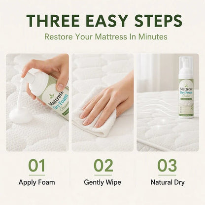 📍  No-Rinse Mattress Dry Foam Cleaner