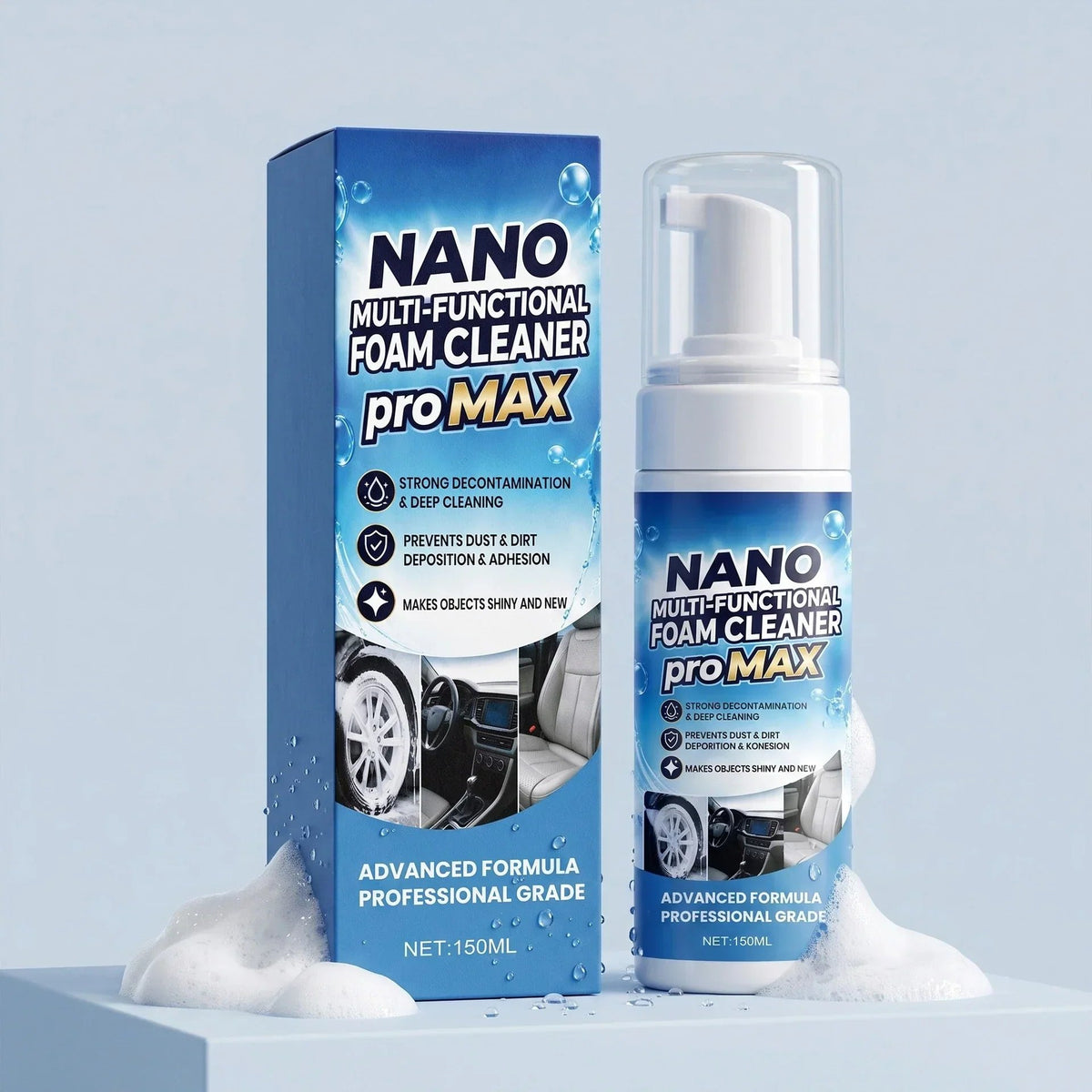 🎉 Nano Multi-Functional Foam Cleaner for Cars & Home