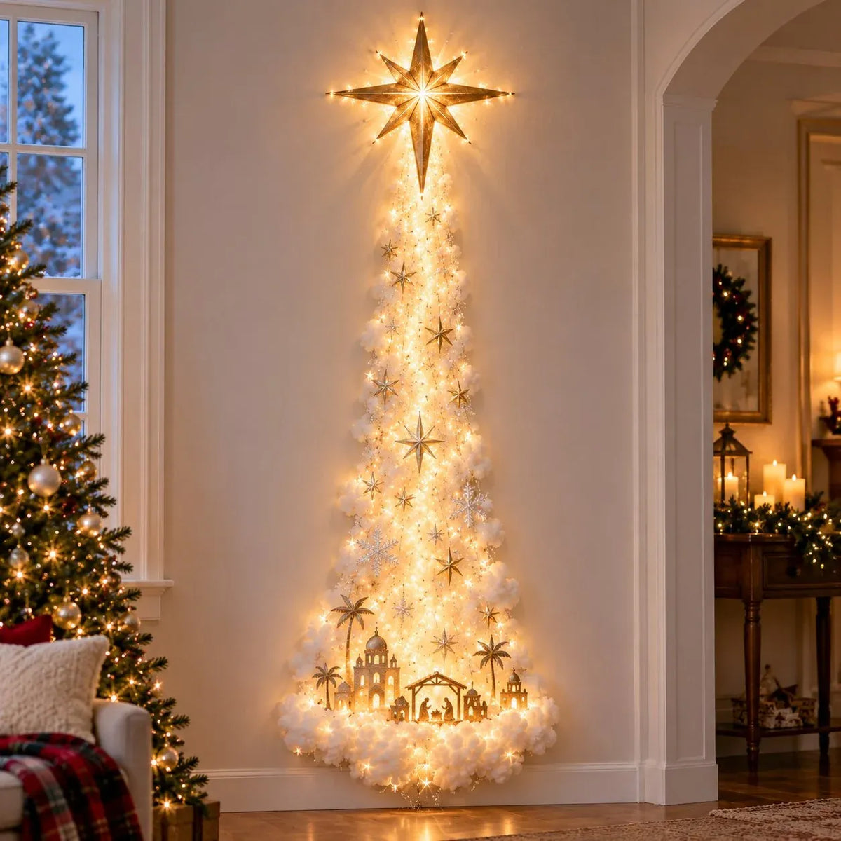 🔥🎁Christmas Magic Trail Wall Light - A Little Christmas Magic, Right on Your Wall