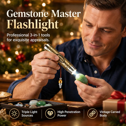 🔥🎁Professional 3-in-1 Gemstone Identification Flashlight