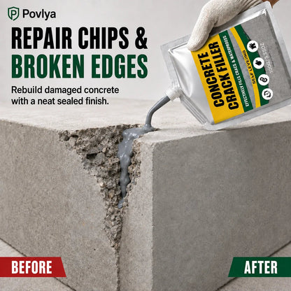 🔥HOT SALE🔥🛠️Waterproof Concrete Crack Filler for Indoor & Outdoor Use