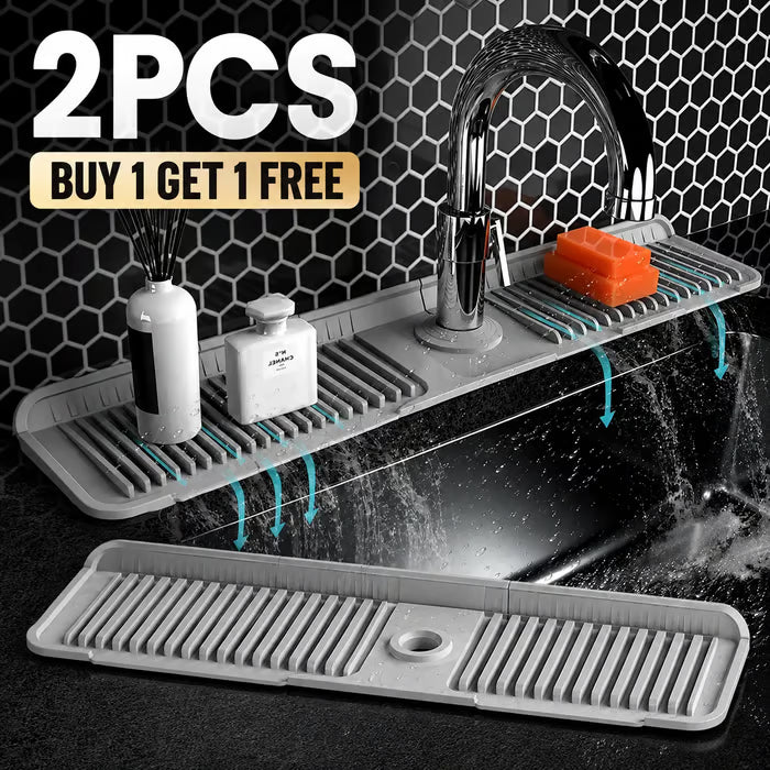 💧 Silicone Sink Faucet Draining Mat