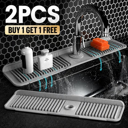 💧 Silicone Sink Faucet Draining Mat