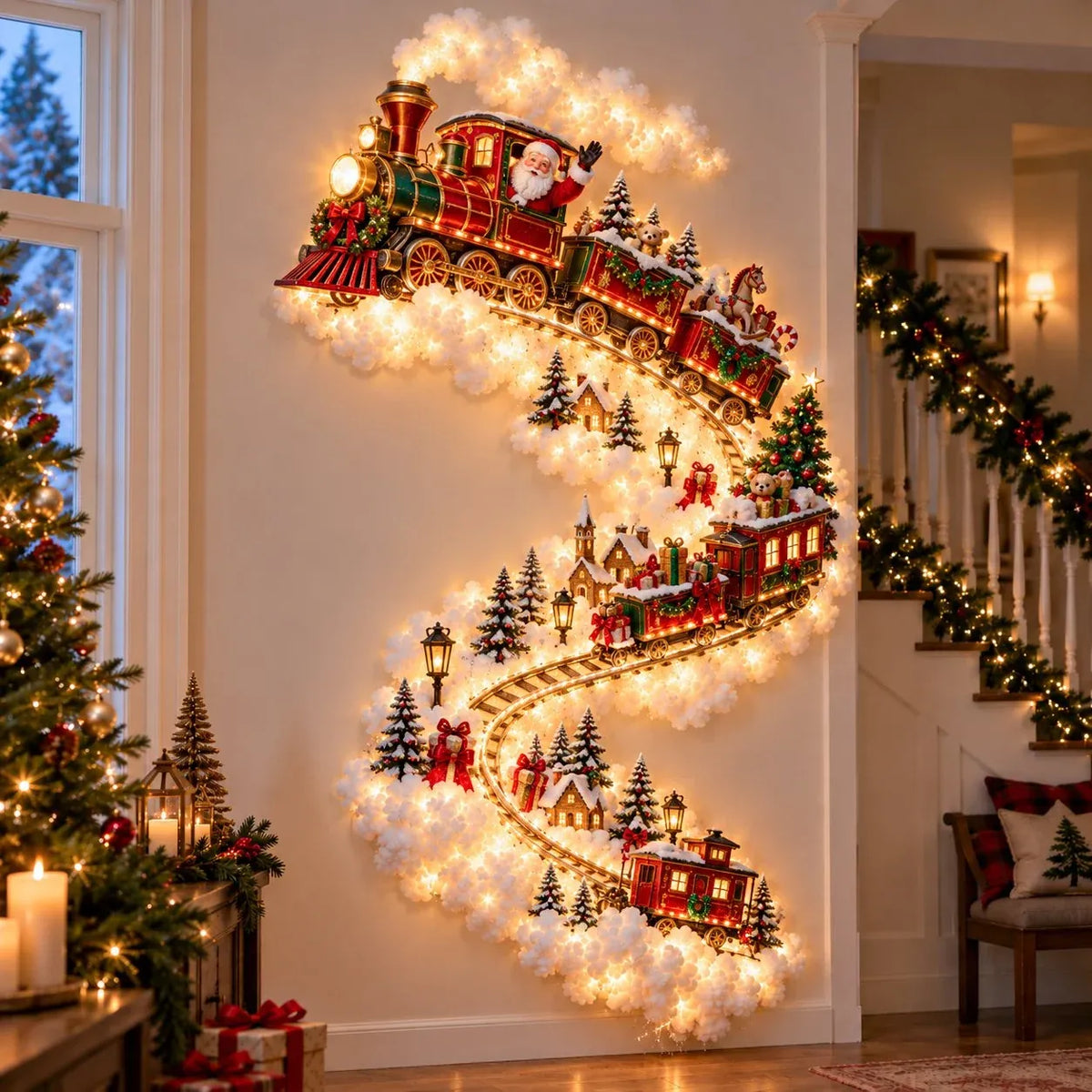 🔥🎁Christmas Magic Trail Wall Light - A Little Christmas Magic, Right on Your Wall