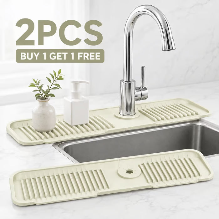 💧 Silicone Sink Faucet Draining Mat