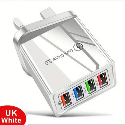 Four-Port Travel Charger