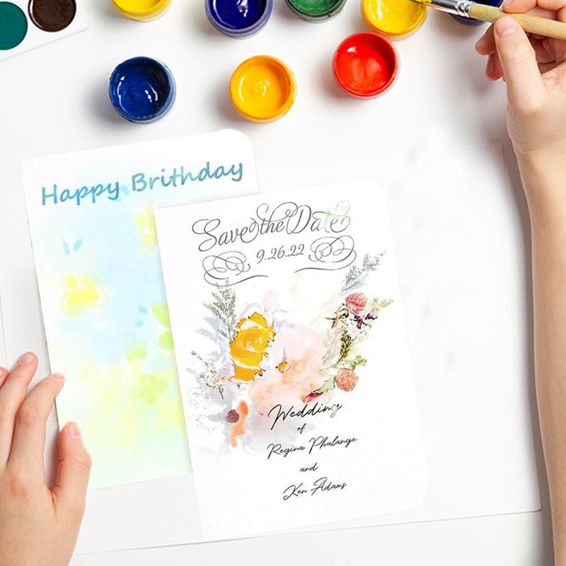 🎉Blank Watercolor Cards and Envelopes