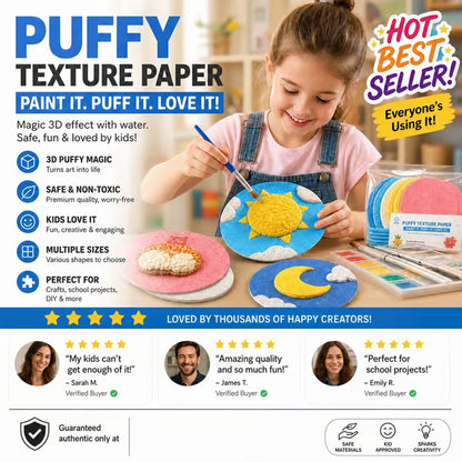 🎄Special Surprise Offer 🎁Buy 3 Get 2 Free!🔮Master the magic of painting!👩‍🎨Foam Texture Painting Paper🎁