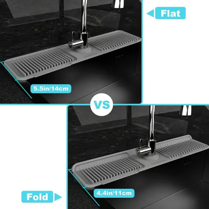 💧 Silicone Sink Faucet Draining Mat