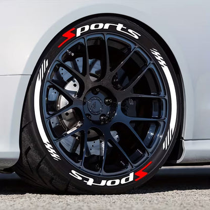 🔥 3D Tire Lettering Stickers | Waterproof Universal Wheel Sidewall Decals