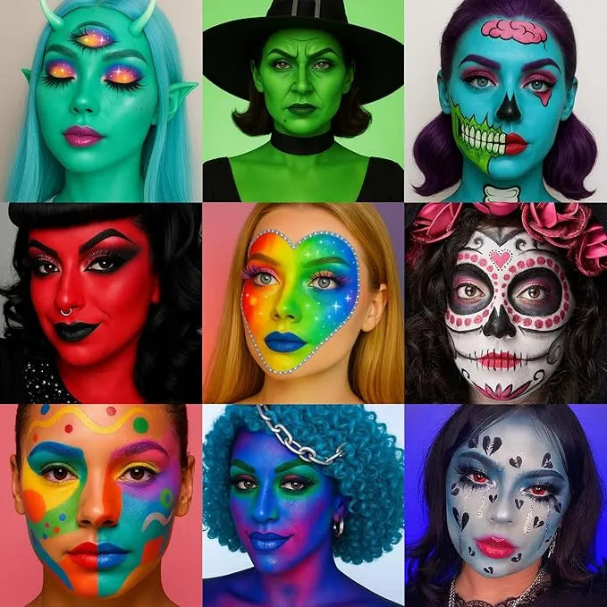 🎃Halloween Early Sale🎨 20-Color Face & Body Oil Paint Palette