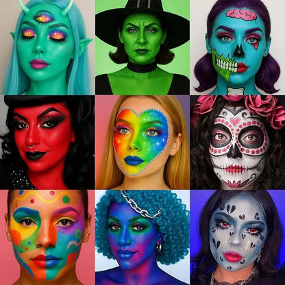 🎃Halloween Early Sale🎨 20-Color Face & Body Oil Paint Palette