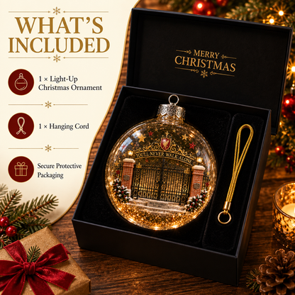 🎄 Light-Up Football Heritage Diorama Ornament