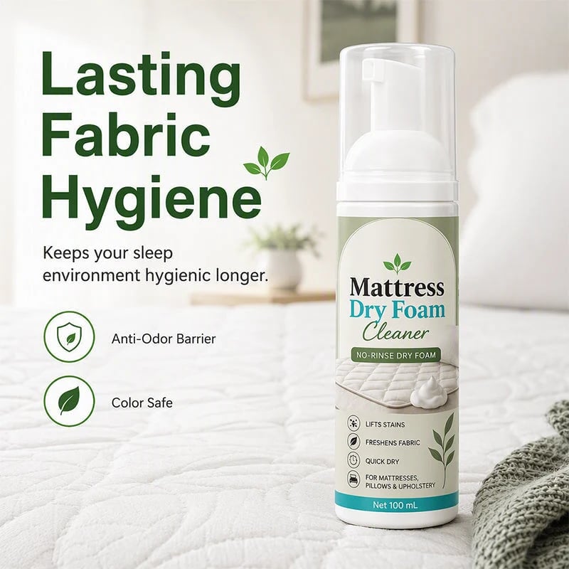 📍  No-Rinse Mattress Dry Foam Cleaner