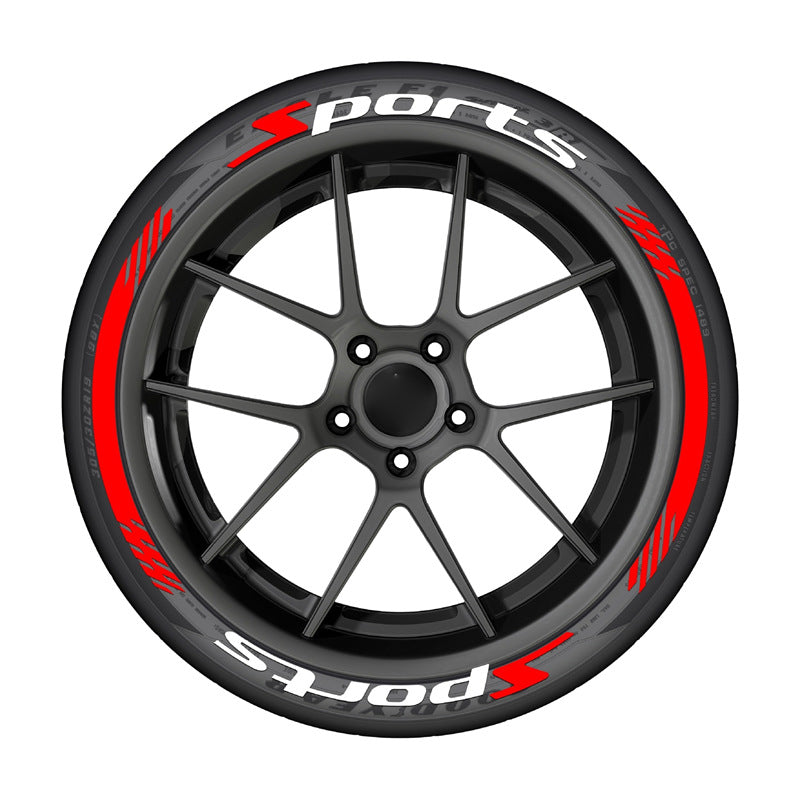 🔥 3D Tire Lettering Stickers | Waterproof Universal Wheel Sidewall Decals