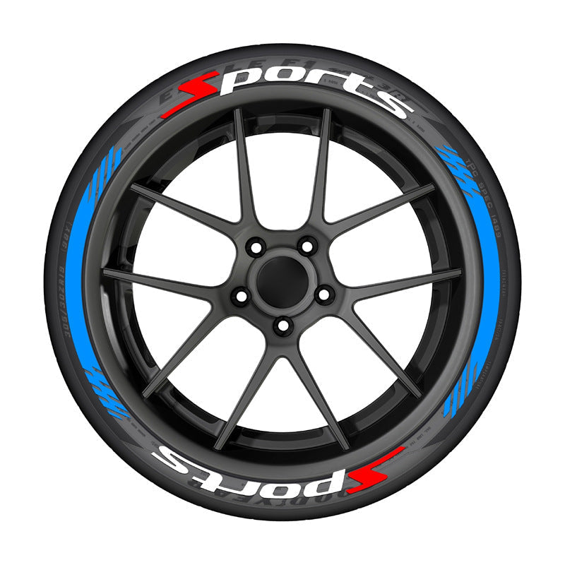 🔥 3D Tire Lettering Stickers | Waterproof Universal Wheel Sidewall Decals