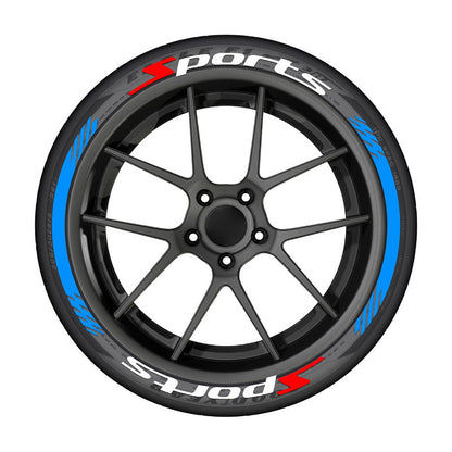 🔥 3D Tire Lettering Stickers | Waterproof Universal Wheel Sidewall Decals