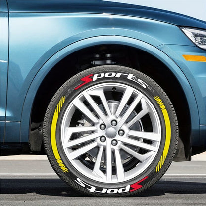 🔥 3D Tire Lettering Stickers | Waterproof Universal Wheel Sidewall Decals